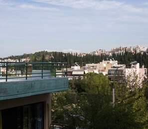 Blick vom Balkon