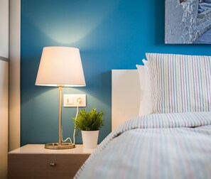 Apartment, 1 Bedroom | 1 bedroom, laptop workspace, iron/ironing board, free WiFi