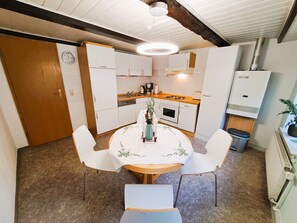 Fridge, oven, dishwasher, electric kettle