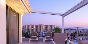 Apartment, 1 Bedroom | Balcony - Breathtaking homm Penthouse with Magical Sea Views (Vari-Voula-Vouliagmeni)