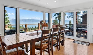 Dining - Dynamic Views, Hot Tub, Gym, 2nd Living Rm, Garage & More! (Carnelian Bay)