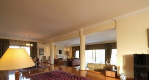 Villa, 5 Bedrooms | Living area | 25-inch flat-screen TV with cable channels, Smart TV - Sublime Luxurious homm Villa in Paiania (Agios Nikolaos)