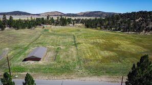 Aerial view - Amazing Views! 3,000 sq ft cabin!  Hot Tub, & Game Room! (Big Bear City)