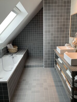 Hair dryer, towels - Maison les Agapanthes 9 people (Carantec)