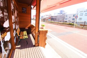 Outdoor dining - NewRiverside cafstyleSKYTREEHNDNRT Direct / Sumida-ku Tokyo (Sumida-ku)