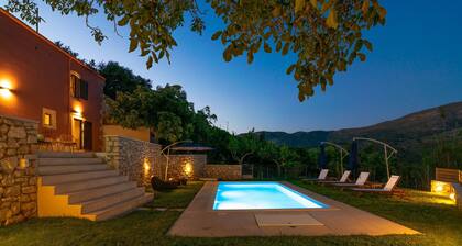 River view Villa, Private pool, near Rethymno