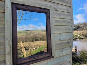 Exterior detail - Cozy Cabin Retreat on top of the Shropshire Hills (Craven Arms)