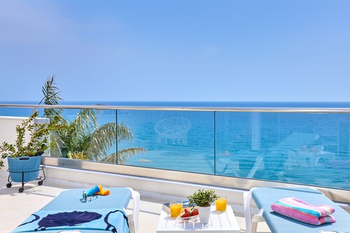  Modern Apartment, sunny, with a unique view of the Cretan sea!!!