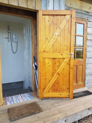 Exterior detail - Cozy Cabin Retreat - Sleeps 2 & a Child (Craven Arms)
