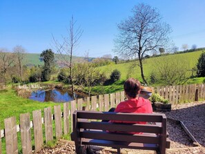 Property grounds - A Peaceful Hilltop Getaway in the Shropshire Hills (Craven Arms)