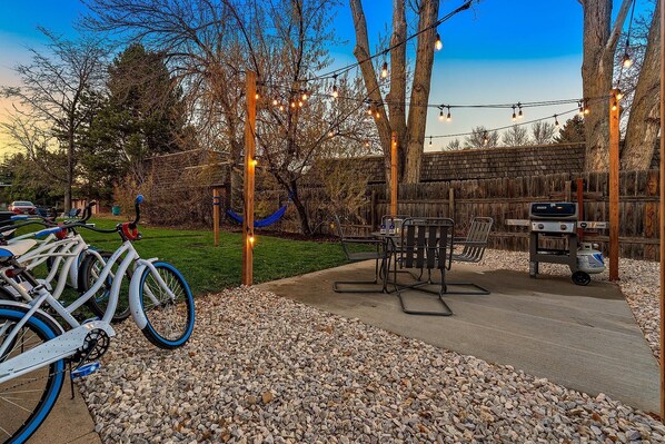 Condo, Multiple Beds (1020 Garfield St. (Suite 2)) | Property grounds - Couple’s Getaway, Fire Pit & Free Cruiser Bikes (Fort Collins)