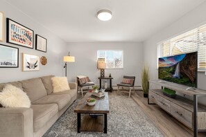 Condo, Multiple Beds (220 Peterson St. (Unit 8)) | Living room | TV - Amazing Condo in the Heart of Old Town (Fort Collins)