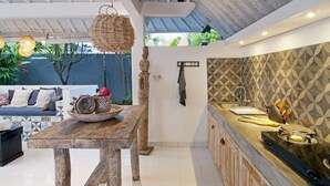 Villa, 2 Bedrooms, Smoking, Patio | Living room - New 2 King Beds, Walk to Beach, Cafes all Else 30 Minutes From Airport (Seminyak)