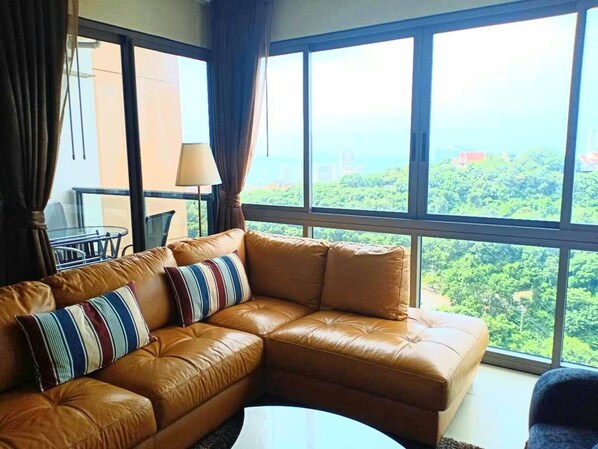 Apartment, 2 Bedrooms, Accessible, Balcony | Living area - 3110 - 2 Bedroom Seaview Deluxe Apt Unixx Pattaya (Pattaya)