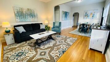 Apartment, Multiple Beds (1944 7th Ave - Upper) | Living room | TV