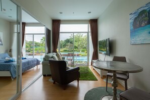 Căn hộ, 1 phòng ngủ, phù hợp cho người khuyết tật, quang cảnh hồ bơi | 1 phòng ngủ 