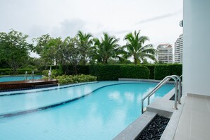 Căn hộ, 1 phòng ngủ, phù hợp cho người khuyết tật, quang cảnh hồ bơi | Hồ bơi | Hồ bơi ngoài trời 