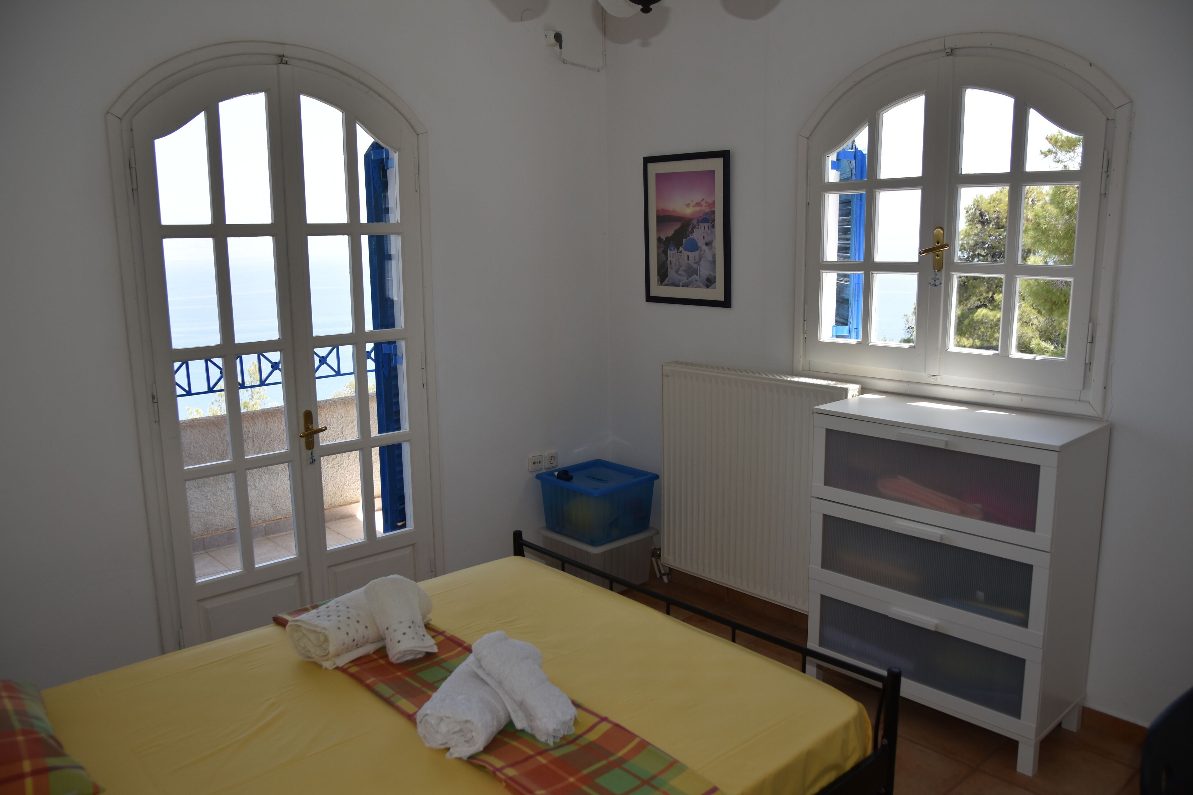 Casa, 2 quartos, sacada, vista para o jardim | 2 quartos, roupa de cama