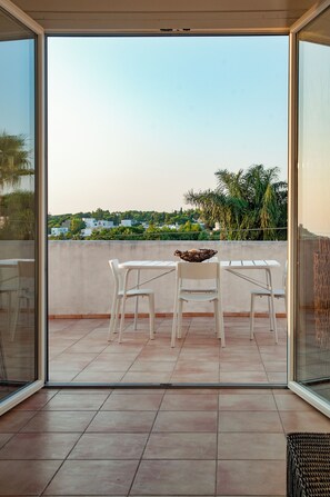 Apartment, 2 Bedrooms, Terrace, Garden View | Terrace/patio - Apartment With Pool And Panoramic Terrace (Nardò)