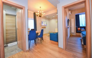 Living area - Office Apartment - Romana Square (Bucharest)