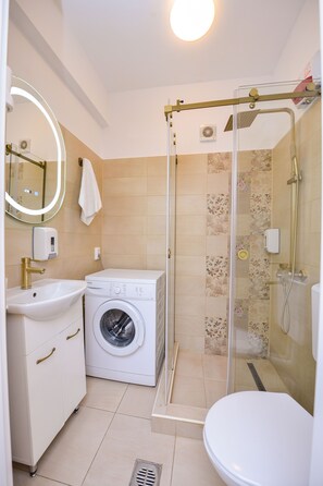 开间, 多间卧室, 城市景观 | 浴室