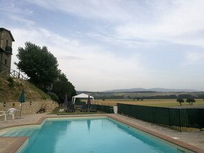 Apartment, 1 Bedroom, Terrace, Garden View | Pool | Outdoor pool