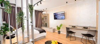 Park Studio Cismigiu Gardens - Quiet Room - Smart Tv