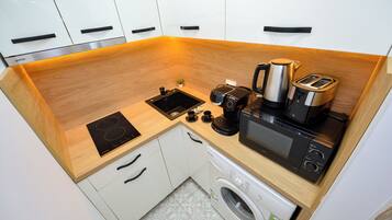 Studio, 1 kamar tidur, pemandangan kota | Dapur pribadi
