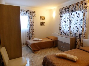 Appartamento, 3 camere da letto, patio, vista città | 3 camere