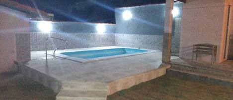 Indoor pool, outdoor pool