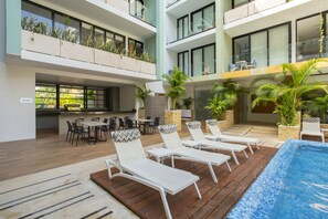 Apartment, 1 Bedroom, Balcony, City View | Pool - Lovely One Bedroom With Amazing Terrace View!! (Playa del Carmen)