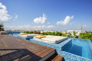 Apartment, 1 Bedroom, Balcony, City View | Pool | Outdoor pool - Lovely One Bedroom With Amazing Terrace View!! (Playa del Carmen)