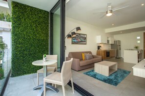 Apartment, 1 Schlafzimmer, Balkon, Stadtblick | Innenbereich