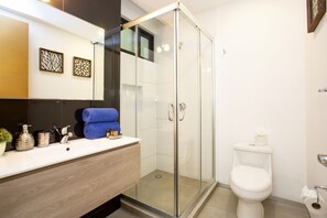 Apartment, 1 Bedroom, Balcony, City View | Bathroom - Lovely One Bedroom With Amazing Terrace View!! (Playa del Carmen)