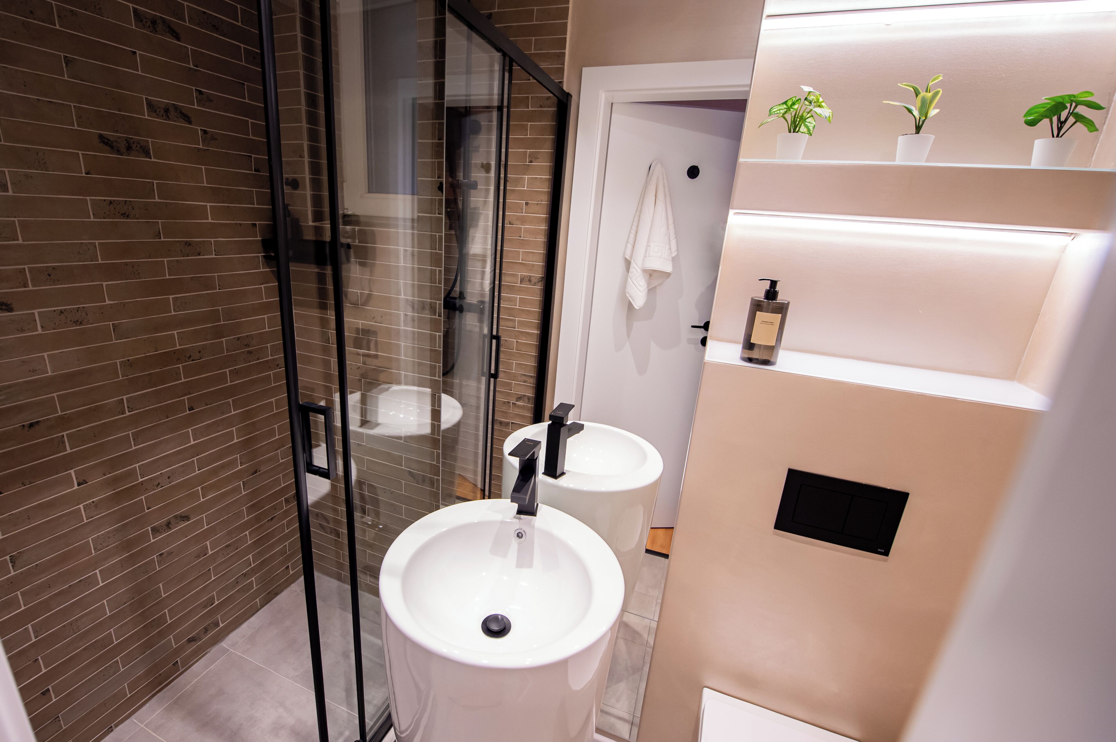 Appartement, 1 slaapkamer, uitzicht op stad | Badkamer