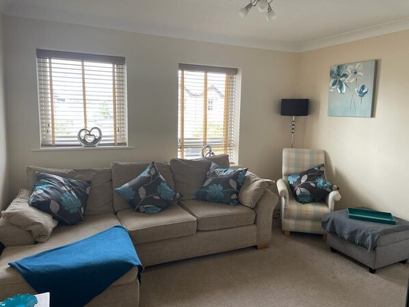 Apartment, 2 Bedrooms | Living area | TV - Eaton Ford Green Apartment (St Neots)