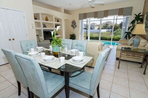 Villa, 4 Bedrooms, Private Pool, Garden View | Dining room - Glenbrook Resort - 4 Bedroom Executive Private Pool Home (Clermont)