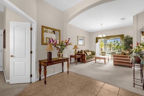 Villa, 4 Bedrooms, Private Pool, Garden View | Living room