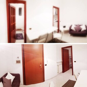 Appartamento, 1 camera da letto, patio | Bagno | Combinazione doccia/vasca, asciugamani, carta igienica