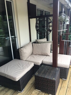 Ferienhaus, 3 Schlafzimmer, Balkon, Flussblick | Unterkunftsgelände