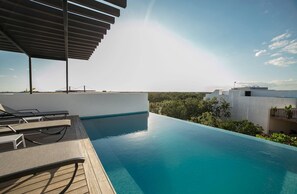 Condo, 2 Bedrooms, Private Pool, City View | Pool - Private Roof w Plunge Pool, Brand New 2 Br Penthouse for 6 Sleeps! (Tulum)