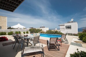 Villa, 3 Bedrooms, Private Pool, Garden View | Outdoor dining - Latchi Esprit Villa Ev23 (Polis)
