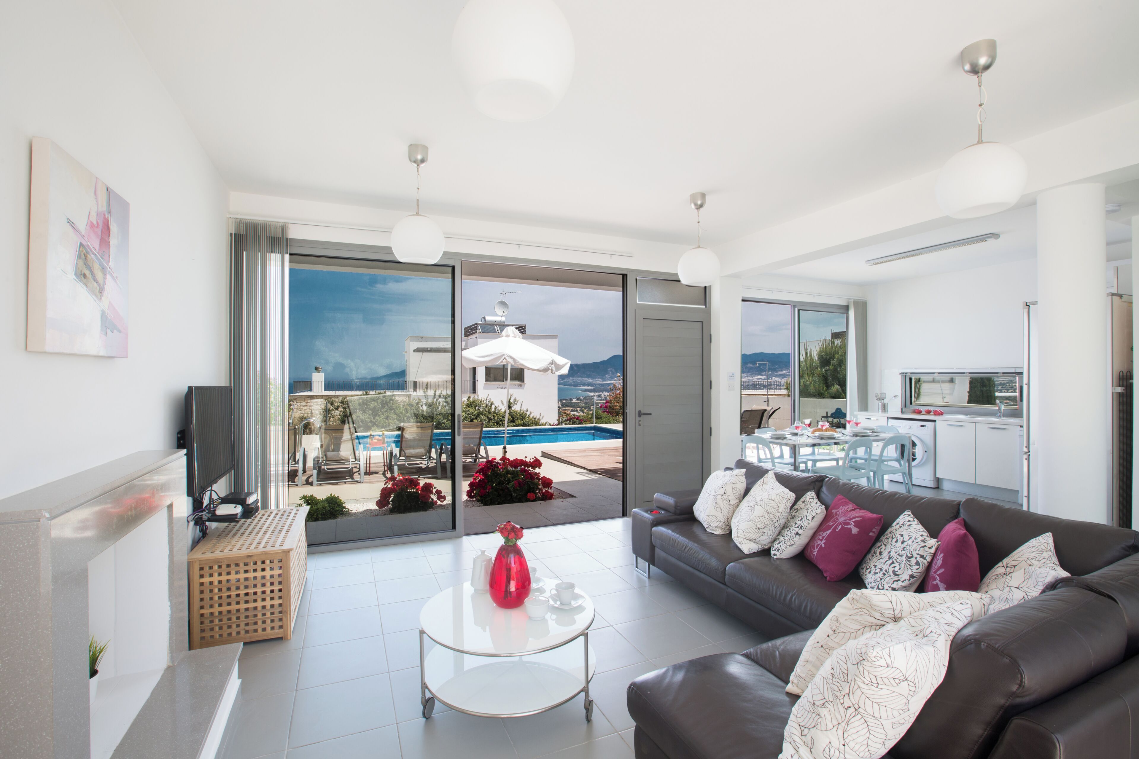 Villa, 3 Bedrooms, Private Pool, Garden View | Living area
