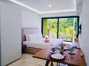 1 bedroom, iron/ironing board - Ocean View From the Rooftop Pool! Only one Block to the Beach, Studio for 2 (Playa del Carmen)