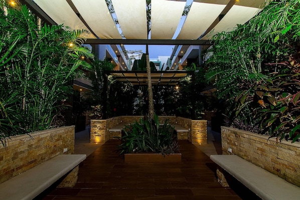 Condo, 1 Bedroom, Balcony, City View | Property grounds