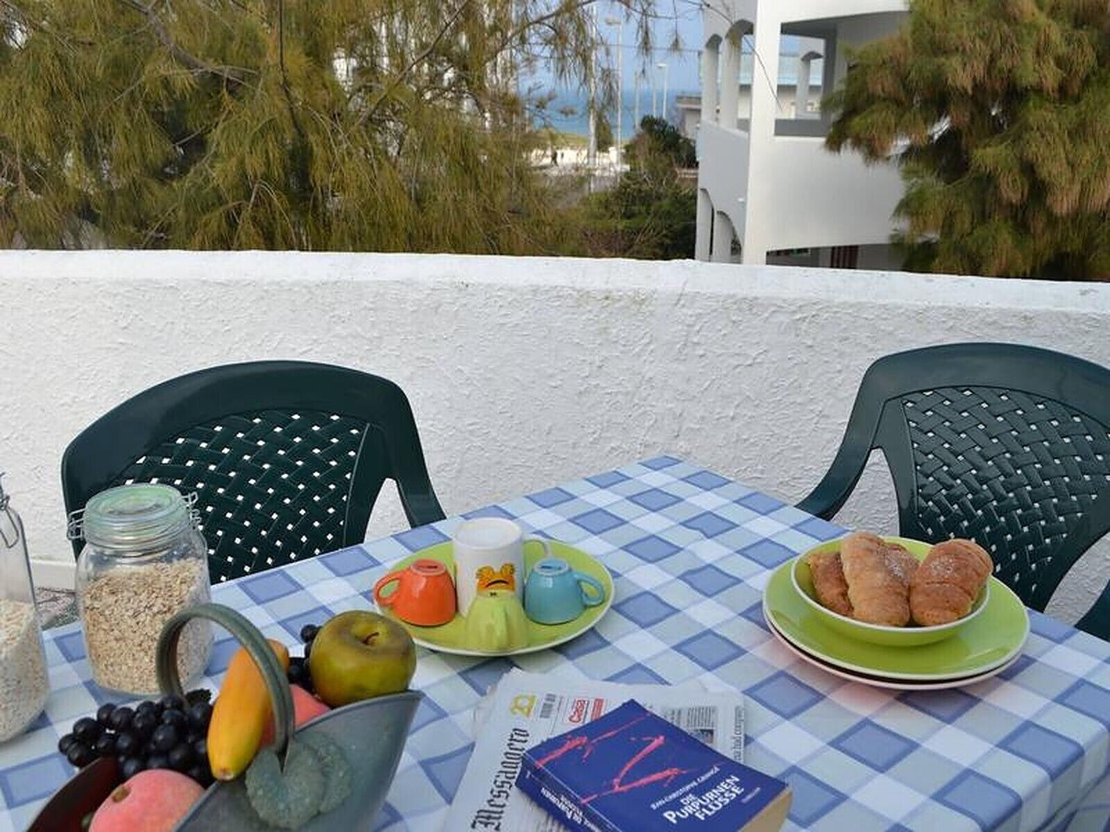 Apartment, 2 Schlafzimmer, Raucher, Balkon | Speisen im Freien