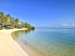 Private beach