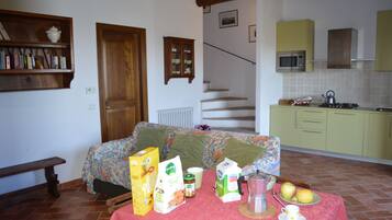 Apartment, 2 Schlafzimmer, Raucher, Terrasse | Wohnbereich