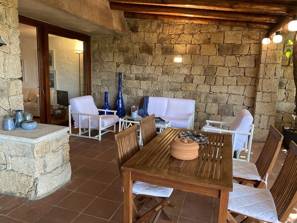 Ferienhaus, 3 Schlafzimmer, Raucher, Balkon | Lounge