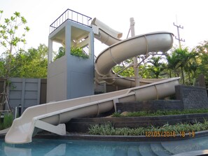 Apartment, 1 Bedroom, Accessible, Balcony | Pool | Outdoor pool